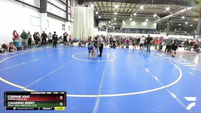 116 lbs 5th Place Match - Channing Berry, Great Neck Wrestling Club vs Corinne King, Xtreme Wrestling