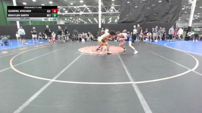 154 lbs Rr Rnd 4 - Gabriel Kitchen, Red Devil WC - HSBNFC vs Braylen Smith, Milton Hershey - HSBNFC