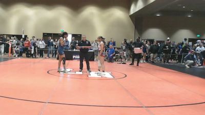 125 lbs Champ. Rd Of 16 - Samiyah Rahming, Beat The Streets Philadelphia vs Ocean Spencer, Capital Wrestling Club