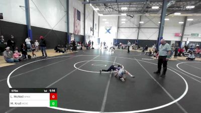 57 lbs Quarterfinal - Liam McNeil, Spanish Springs WC vs Mowgli Krull, McKenzie River Mat Club