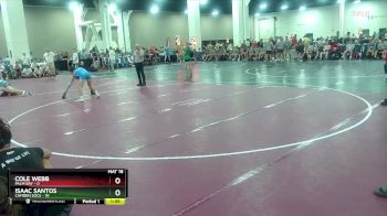 120 lbs Round 4 (10 Team) - Cole Webb, Palm Bay vs Isaac Santos, Camden Socs