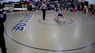 130 lbs Semifinal - Chloe Zacherl, Mcdowell Hs vs Anna Duncan, South Park Hs