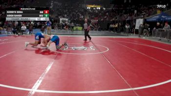 150 lbs Champ. Round 1 - Aiden Baker, Nyssa vs Korbyn Sena, Nampa