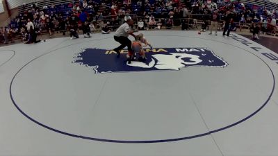 12U Boys - 74 lbs Cons. Round 3 - Jonny Young, Midwest Regional Training Center vs Cecil Nelson, Contenders Wrestling Academy