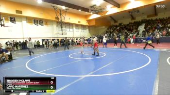 144 lbs Cons. Round 4 - Thayden McLaws, American Leadership Academy Queen Creek vs DAVID MARTINEZ, Antelope Union