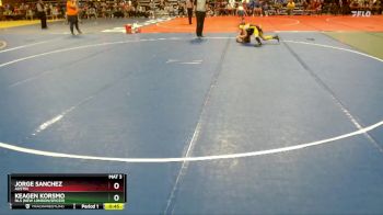 110 lbs Quarterfinal - Jorge Sanchez, Austin vs Keagen Korsmo, NLS (New London/Spicer)