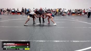 90 lbs Quarterfinal - Jeg Merrifield, East Rowan Wrestling Club vs Jaguar Madyun, Takedown Elite