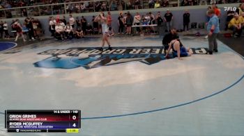 149 lbs Cons. Round 2 - Ryder McGuffey, Avalanche Wrestling Association vs Orion Grimes, Glacier Bear Wrestling Club