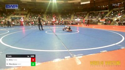 49 lbs Final - Kaleb Millz, Pomona Elite vs Nixon Mendoza, MANTANONA-TC