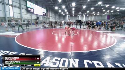 82 lbs Champ. Round 1 - Boston Waldo, Lakeland WC vs Blaine Welsh, Patriot Mat Club