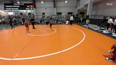 65 lbs Cons. Round 3 - Caleb Vasquez, El Paso Enforcers Wrestling Club vs Maddox Mayora, 512 Outlaw Wrestling