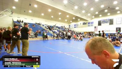 120 lbs Semifinal - Max Murillo, Esperanza High School vs Daniel Mendoza, Victor Villains Wrestling Club