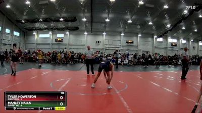 113 lbs Round 1 (4 Team) - Tyler Howerton, Ohio Titan vs Manley Nalls, Osprey WC