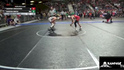 120 lbs Champ. Round 1 - Easton Croucher, Olathe East vs Easton Smith, Manhattan