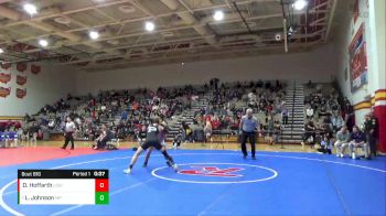 150 lbs 5th Place Match - Landen Johnson, Massillon Perry vs Dominic Hoffarth, Louisville