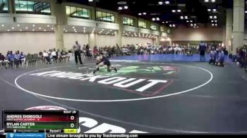 120 lbs Round 6 (10 Team) - Andres DiGrigoli, First Baptist Academy vs Rylan Carter, Yeti Wrestling