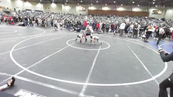 49 lbs Consi Of 8 #2 - Rowan McLain, Oroville Rattlers vs Xzavier Wobbe Hayward, West Valley Junior Eagles