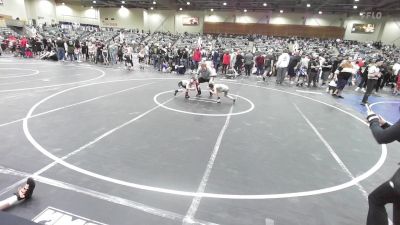 49 lbs Consi Of 8 #2 - Rowan McLain, Oroville Rattlers vs Xzavier Wobbe Hayward, West Valley Junior Eagles