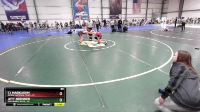 80 lbs Rd# 10- 4:00pm Saturday Final Pool - Jett Brenner, SouthWest Elite vs TJ Markijohn, NCWAY National Team