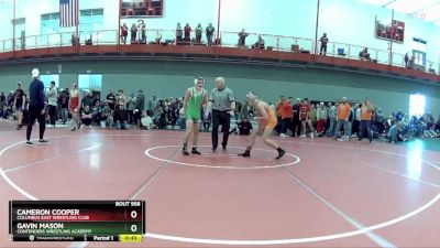 120 lbs 3rd Place Match - Gavin Mason, Contenders Wrestling Academy vs Cameron Cooper, Columbus East Wrestling Club