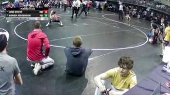 75 lbs Cons. Round 2 - Liam Stuhr, Cavalry Wrestling Club vs Bowen Jorgensen, Pioneer Wrestling Club