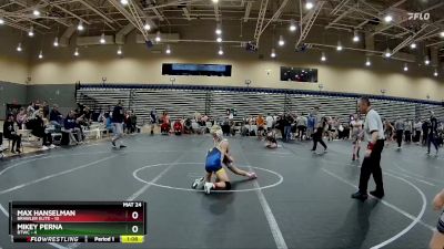 88 lbs Round 1 (8 Team) - Mikey Perna, BTWC vs Max Hanselman, Brawler Elite