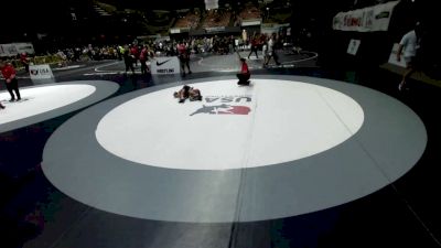 74 lbs Quarters - Brady Garcia, MTC - MANTANONA TRAINING CENTER vs Elijah Streu