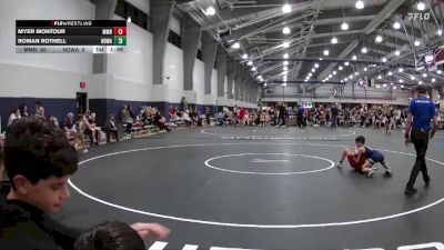 85 lbs Finals (2 Team) - Roman Rothell, North DeSoto Wrestling Academy vs Myer Montour, Mat Mayhem
