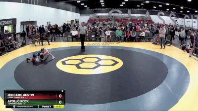 75 lbs Placement Matches (8 Team) - Jon Luke Austin, Legacy National vs Apollo Rock, Team Missouri