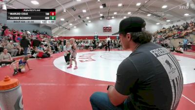 51-55 lbs Round 5 - Marleo Cole, Top Notch WC vs Oliver Schmitz, Greeley Metro WC
