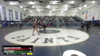 135 lbs Semifinal - Itzel Padilla, Excelsior Charter vs Kailynn Santa Maria, Santa Fe