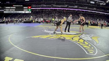 D1-165 lbs Cons. Round 3 - Trey Setter, Clarkston HS vs James Dunne, Northville HS