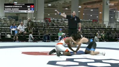 57 lbs Cons. Round 2 - Cameron Stinson Jr., Tar Heel Wrestling Club vs Gabriel Ramirez, Aces Wrestling Academy