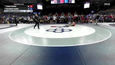 175 lbs Cons. Quarters - Tomm Heiser, WI vs Maximus Purdy, IL