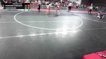 130 lbs Cons. Round 5 - Oleksandr Komisarov, Askren Wrestling Academy vs Calin Howard, Menomonie