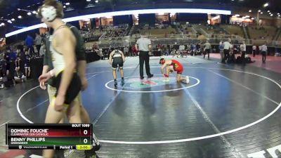 138 lbs Champ. Round 1 - Benny Phillips, Greenbrier vs DOMINIC FOUCHE`, Clearwater Cen Catholic