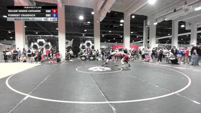 71 lbs Champ. Round 1 - William Vander Luitgaren, Center Grove Wrestling Club vs Forrest Craddock, Basement Brawlers Wrestling Club