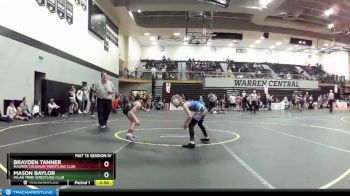 71 lbs Quarterfinal - Mason Baylor, Milan Tribe Wrestling Club vs Brayden Tanner, Maurer Coughlin Wrestling Club