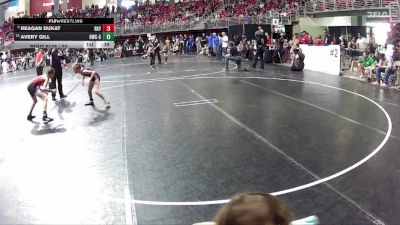 73 lbs Semifinal - Avery Gill, Beatrice Wrestling Club - Girls vs Reagan Dukat, Big Red Wrestling Club