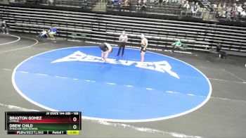168 lbs Cons. Round 3 - Braxton Gomez, Cyprus vs Drew Child, Syracuse High School