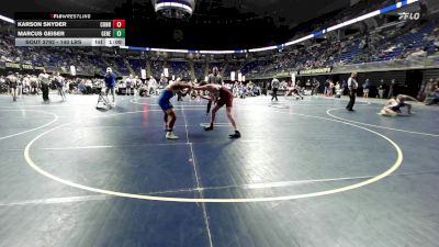 140 lbs Consy 2 - Karson Snyder, Connellsville vs Marcus Geiser, General McLane