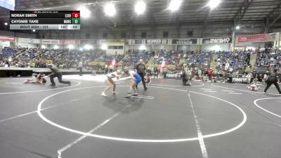 101 lbs Consi Of 16 #2 - Norah Smith, Lesher Middle School vs Cayomie Yake, Mancos Bluejays