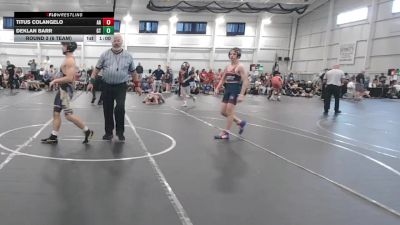 120 lbs Round 3 (6 Team) - Deklan Barr, Garnett Trained vs Titus Colangelo, All American