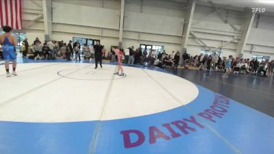 120 lbs Champ. Round 1 - Nox Obrien, Wasatch Wrestling Club vs Joel Stevens, Desert Hills