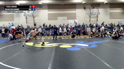144 lbs Cons. Quarters - Cole Chugg, Jimenez Trained Academy vs Isaak Zollinger, East Idaho Elite Wrestling Club