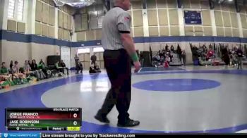 160 lbs Placement Matches (8 Team) - Jase Robinson, Floyd Central vs Jorge Franco, Terre Haute South