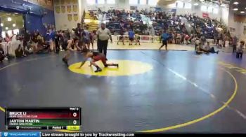 110 lbs Quarterfinal - Jaxton Martin, Creeks Wrestling vs Bruce Li, Miami Wrestling Club