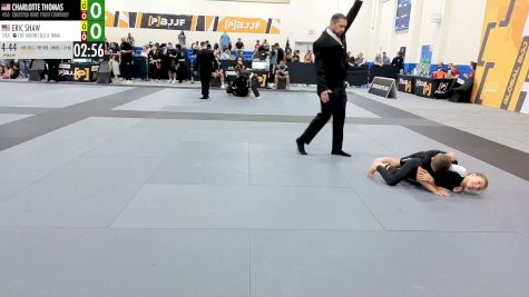 Charlotte Thomas vs Eric Shaw 2026 PBJJF Pan American Jiu-Jitsu Championships
