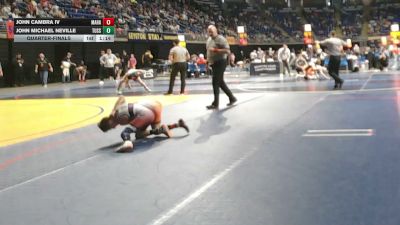 75 lbs Quarterfinal - John Cambra IV, Mahanoy Area vs John Michael Neville, Tussey Mountain