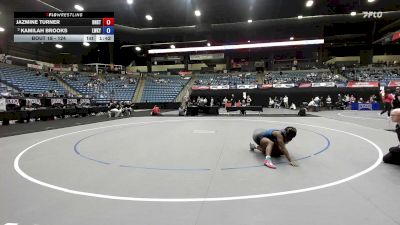 124 lbs Champ. Round 1 - Kamilah Brooks, Lindsey Wilson vs Jazmine Turner, Dickinson State